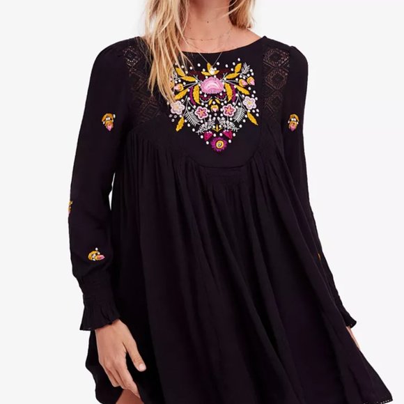 Free People Dresses & Skirts - Free People Mohave Embroidered Mini Dress